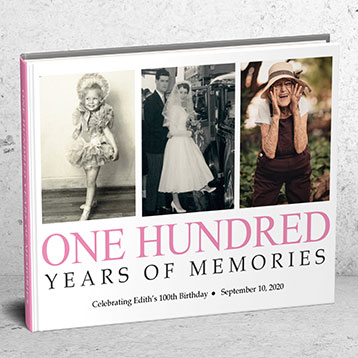 100 years of memories photo book