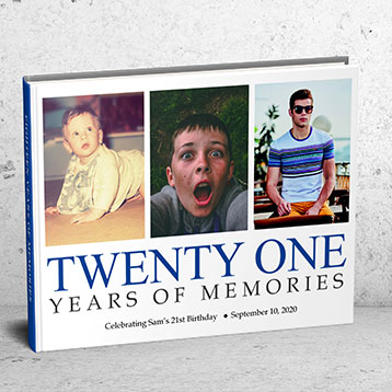21 years of memories photo book