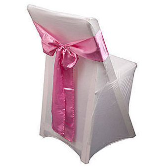 chair covers pink bow