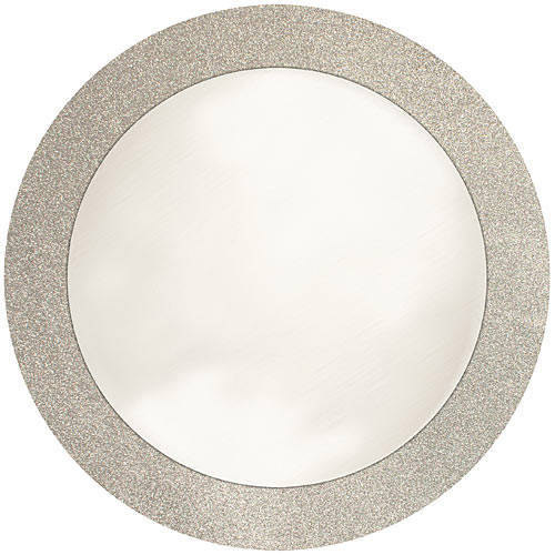 silver glitter boarder placemats