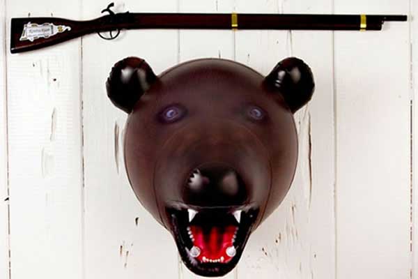 redneck party decorations inflatable bear head