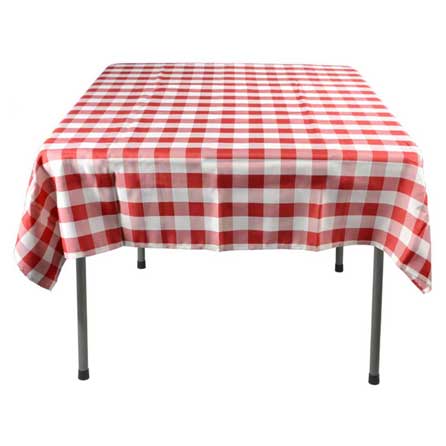 redneck party decorations red white check tablecover