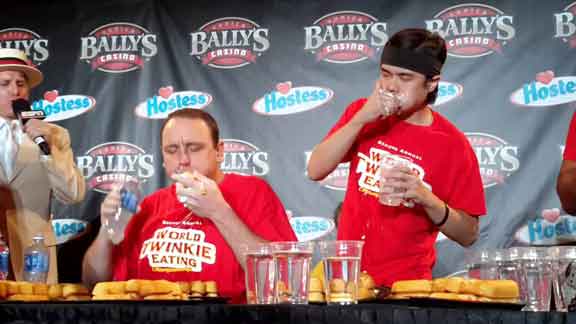 redneck party games twinkie eating competition