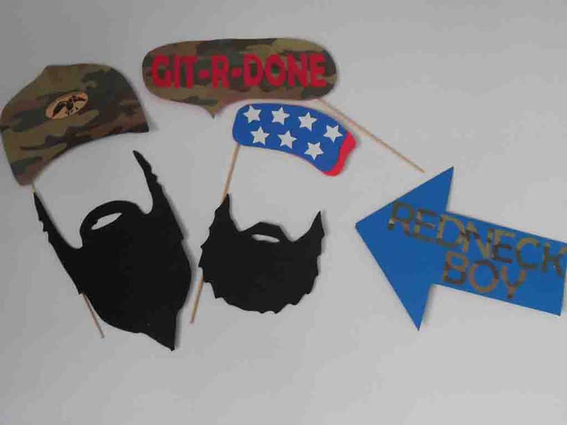 redneck party ideas photo booth props