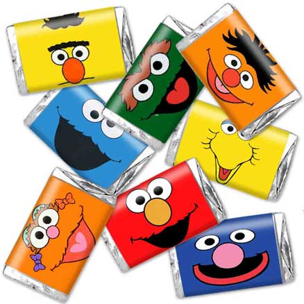 sesame street candy wrappers
