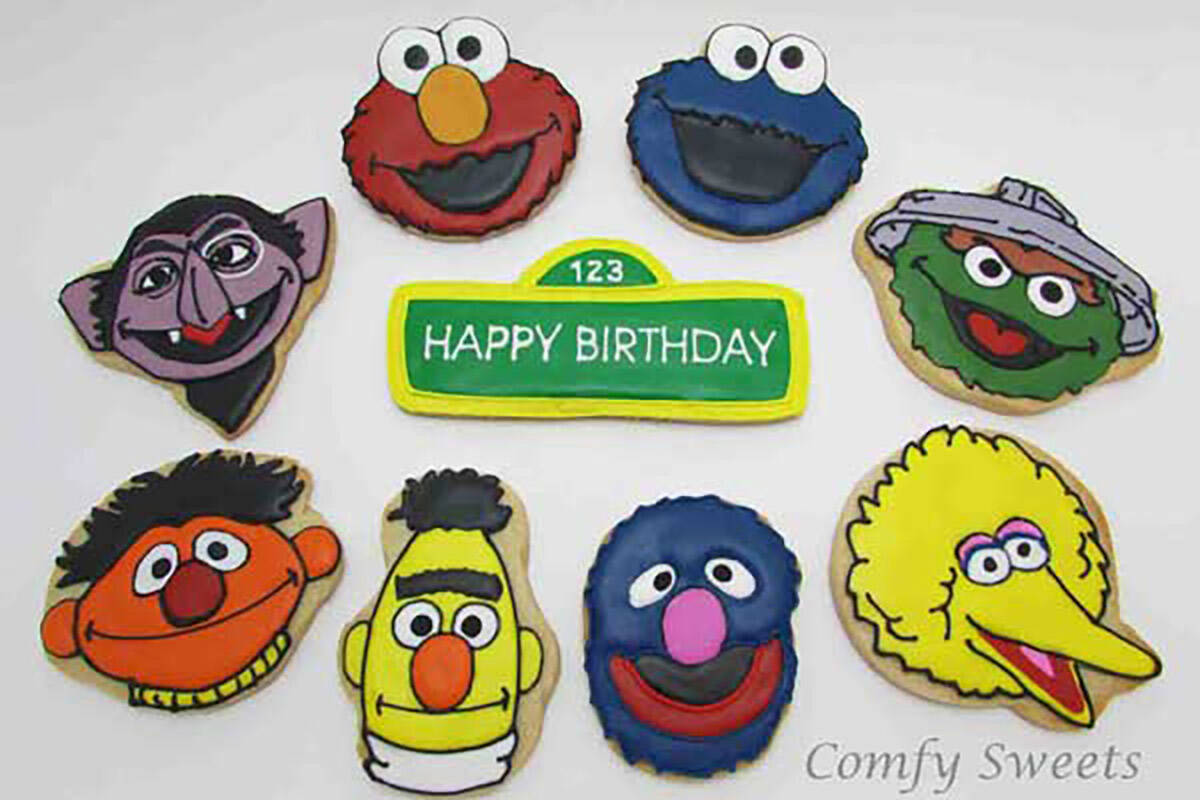 sesame street cookies