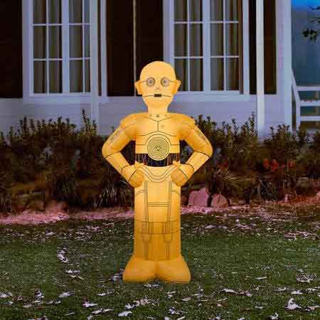 star wars inflatable lawn decorations