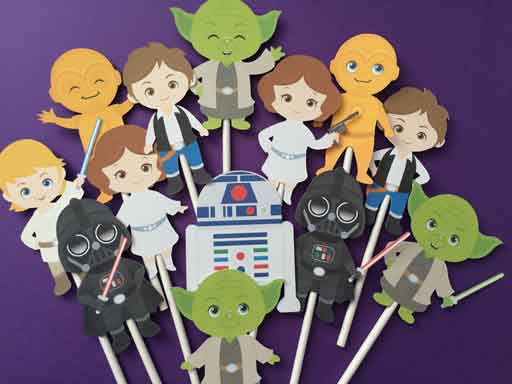 star wars cupcake toppers