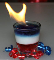 red white and blue shooters