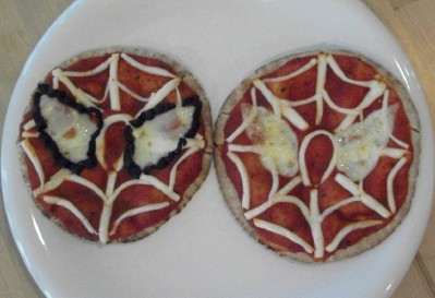 spiderman pizza