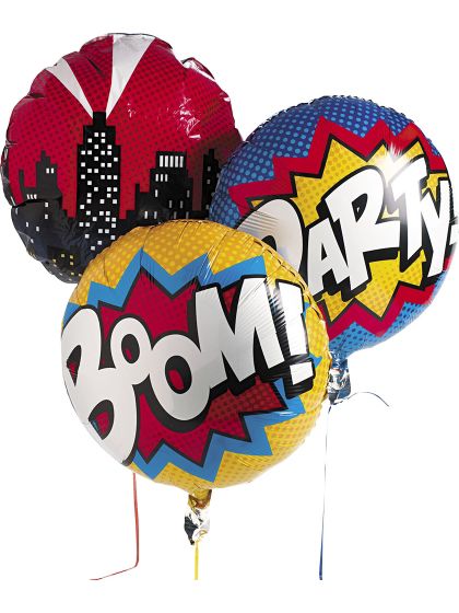 superhero balloons
