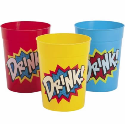 superhero tumbler cups