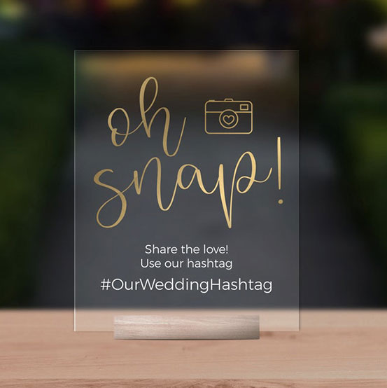 Oh snap! Share the love, use our hashtag sign