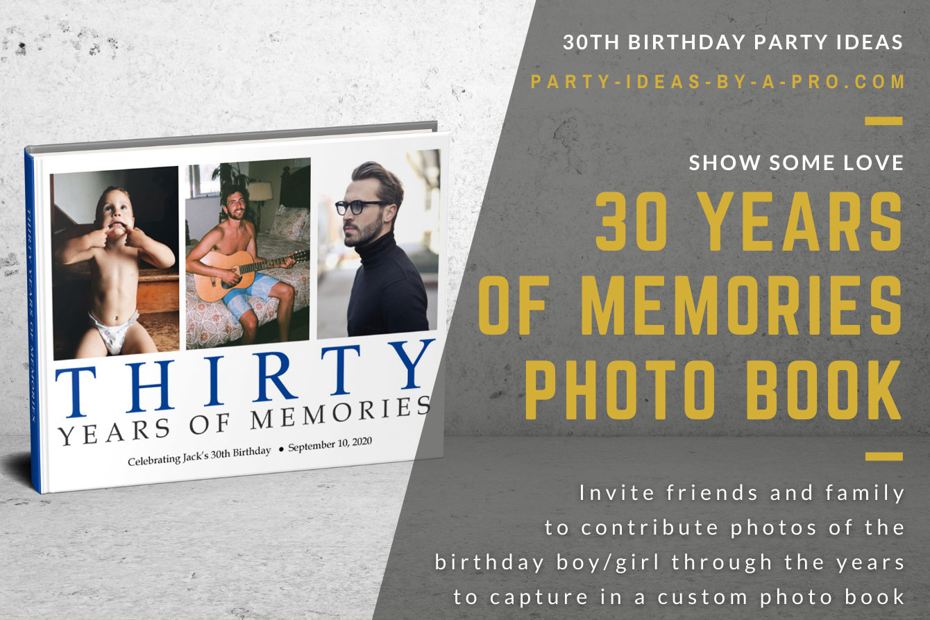 30 years of Memories Photo Book