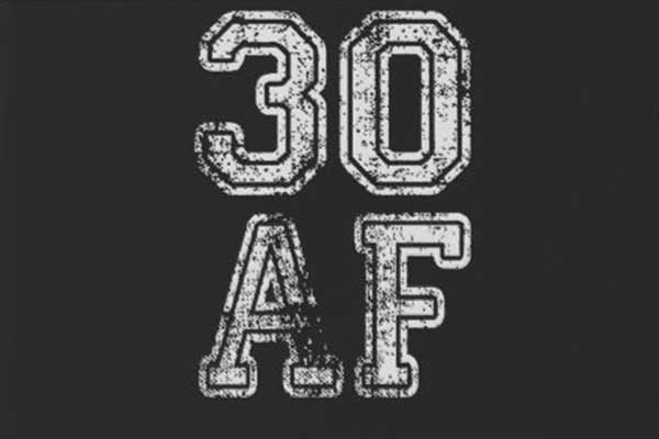 30 AF party theme