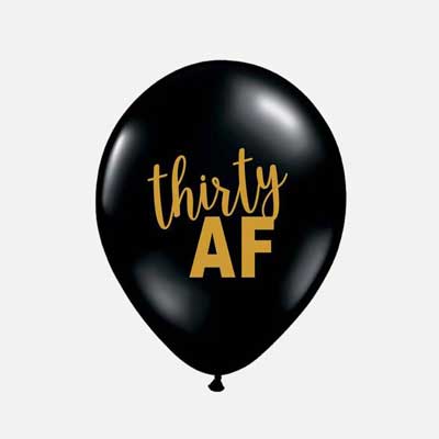30 AF balloons