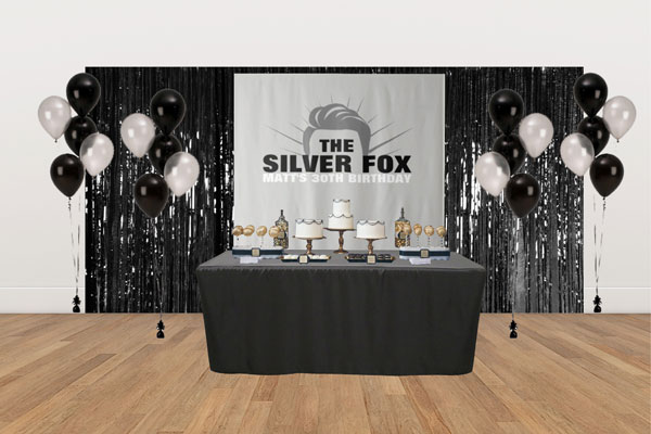 The Silver Fox dessert table
