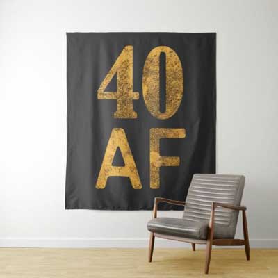 40 AF backdrop wall tapestry