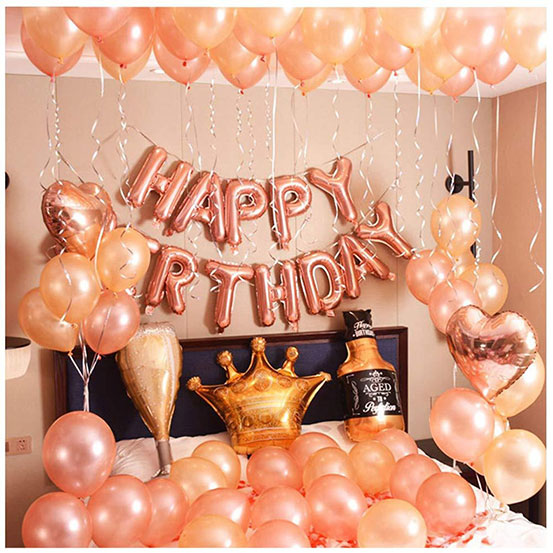 Slayin Since 1981 letter balloons customize any year