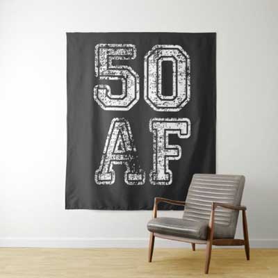 50 AF backdrop wall tapestry