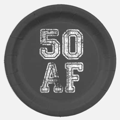 50 AF party plates