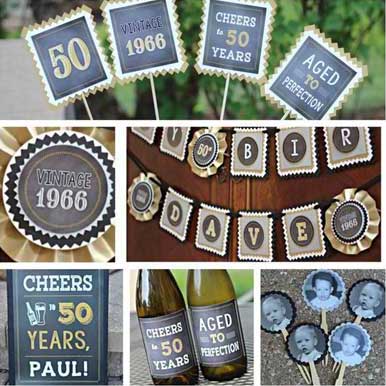 Cheers to 60 years party supplies