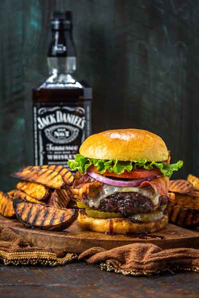 Jack Daniels burger