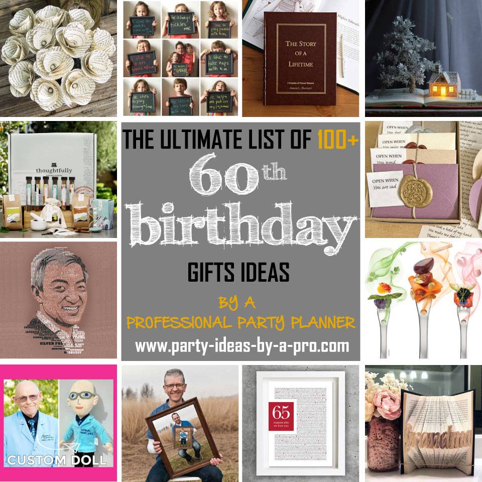 100+ 60th Birthday Gifts—by a Professional Party Planner