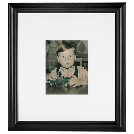 custom 65th birthday framed signing poster guestbook alternative with photo of birthday boy as a child