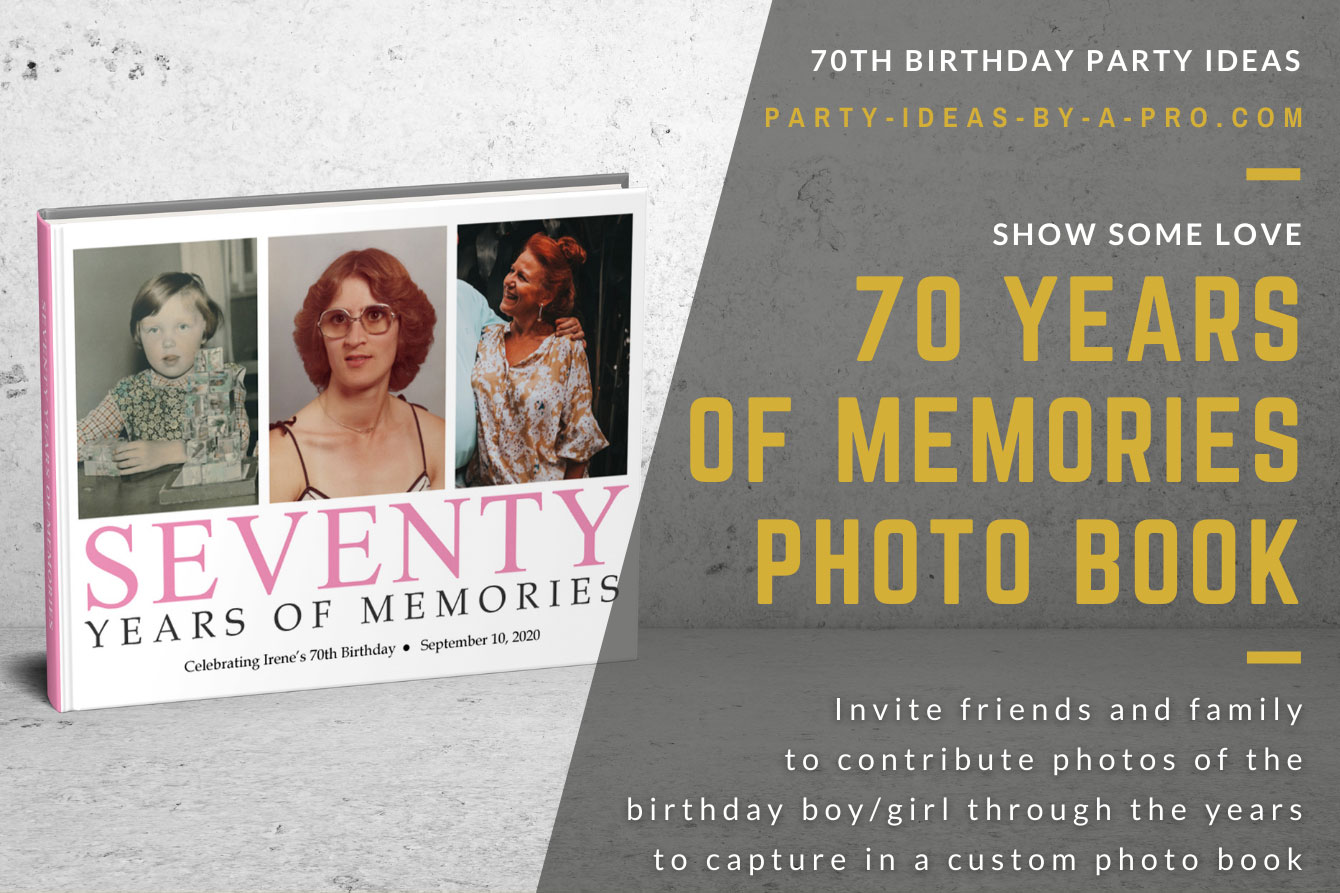 70 years of Memories Photo Book