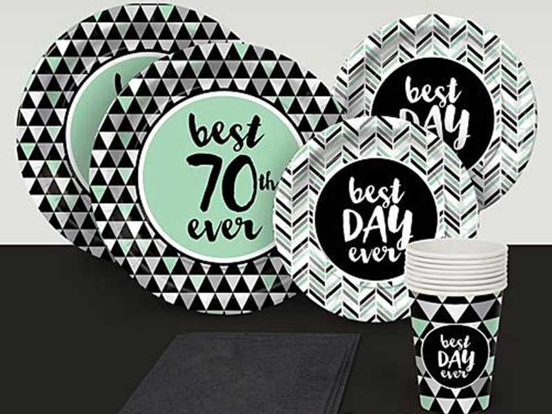 Best Day Ever 70th birthday party supplies