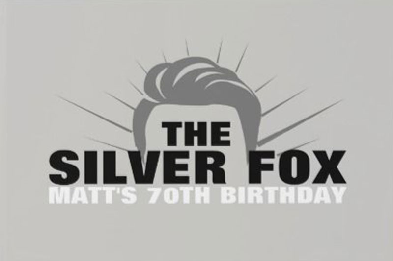 The Silver Fox party theme