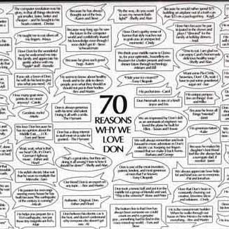 70 Reasons We Love You
