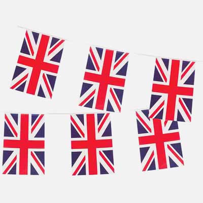 British flag party decorations