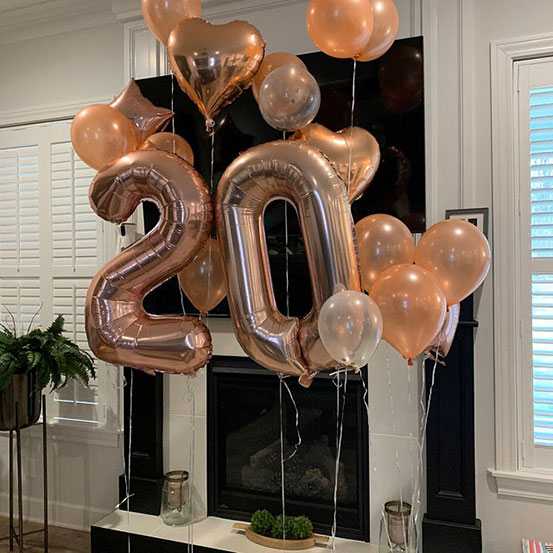 giant 20 balloons