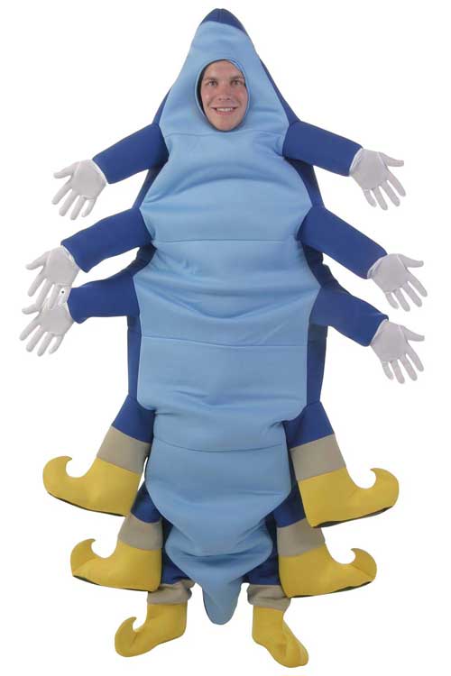 blue caterpilla costume