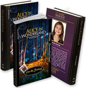 personalized alice in wonderland book