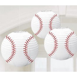 baseball paper lanterns