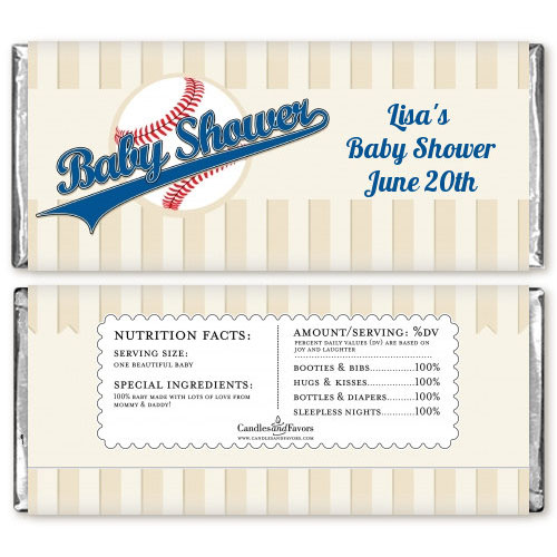 baseball candy bar wrappers