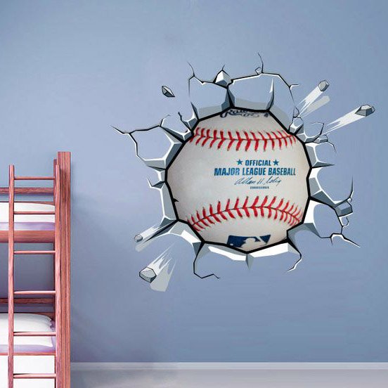 baseball wall decals