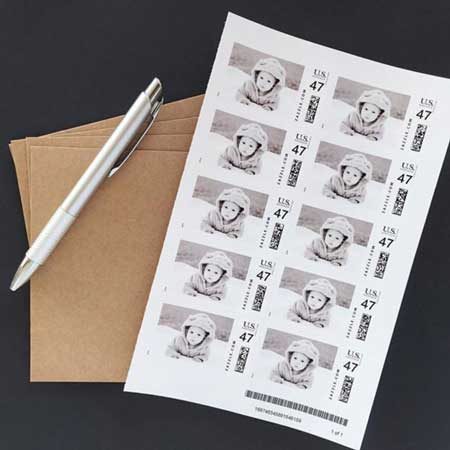 custom postage stamps