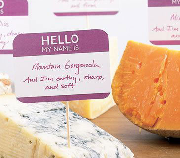 hello my name is cheese labels