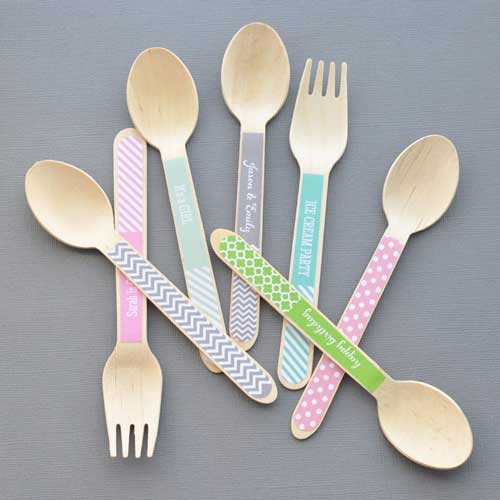 personalized wooden utensils