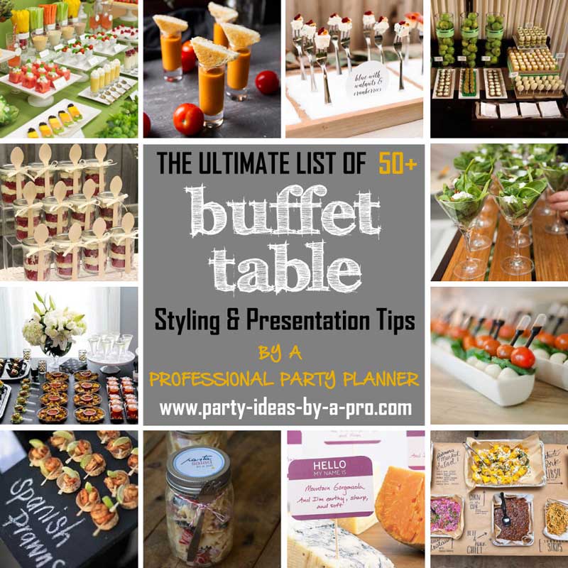 buffet table ideas
