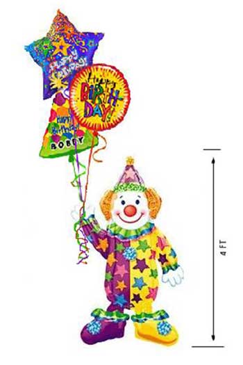 clown airwalker balloon