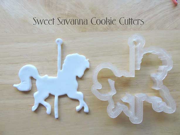 carousel horse cookie cutter