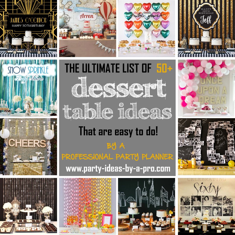 dessert table ideas