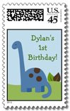 dinosaur postage stamps