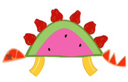 fruit dinosaur