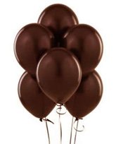 brown balloons